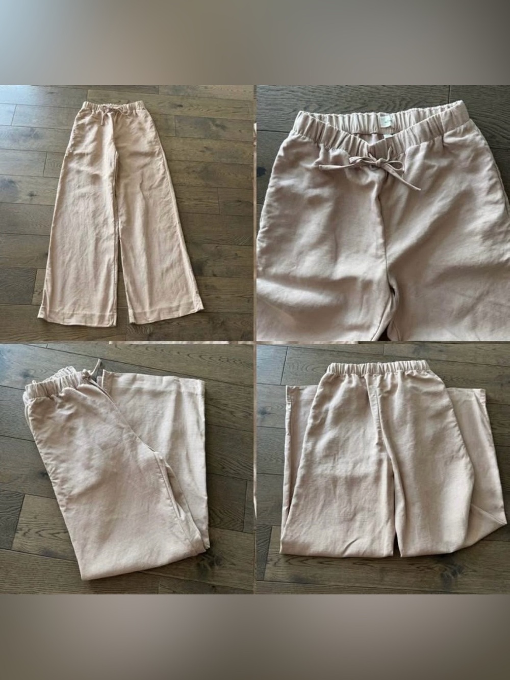 🤍 Aritzia Lodge Pants Linen Beige XXS